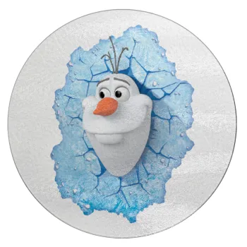 Frozen Olaf, Επιφάνεια κοπής γυάλινη στρογγυλή (30cm)