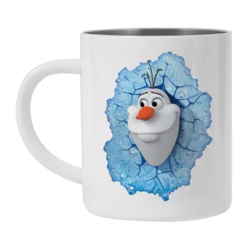 Frozen Olaf, Mug Stainless steel double wall 300ml