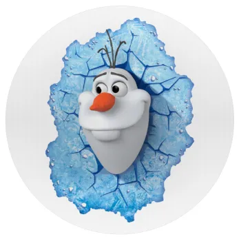 Frozen Olaf, Mousepad Στρογγυλό 20cm