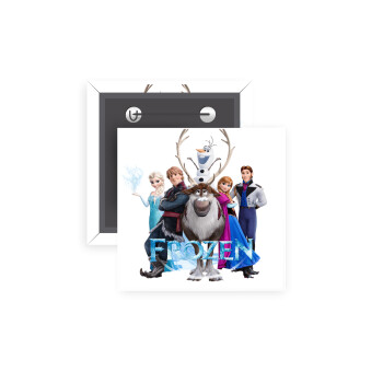 Frozen, Κονκάρδα παραμάνα τετράγωνη 5x5cm