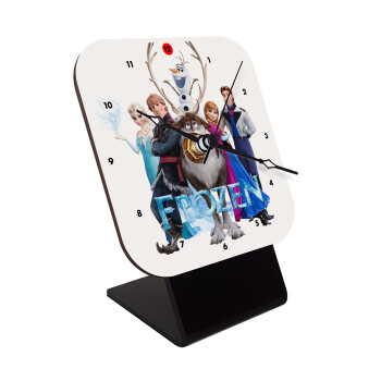 Frozen, Quartz Wooden table clock with hands (10cm)