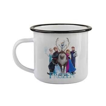 Frozen, Κούπα εμαγιέ με μαύρο χείλος 360ml