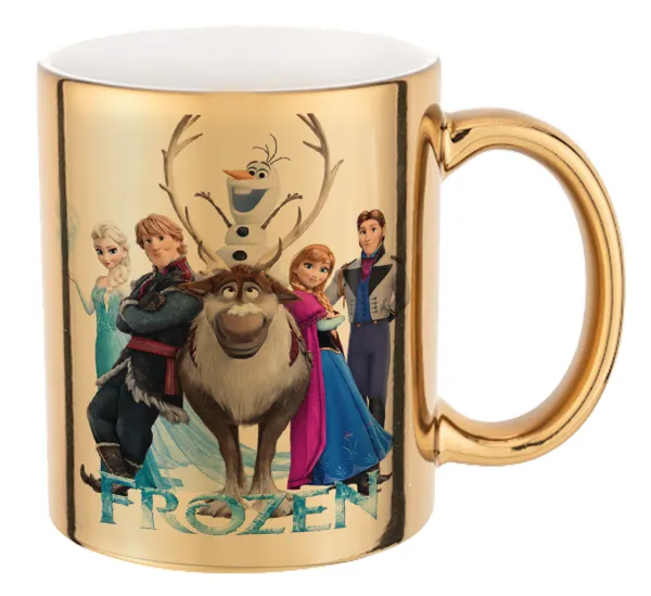 Frozen — Mug ceramic, gold mirror, 330ml