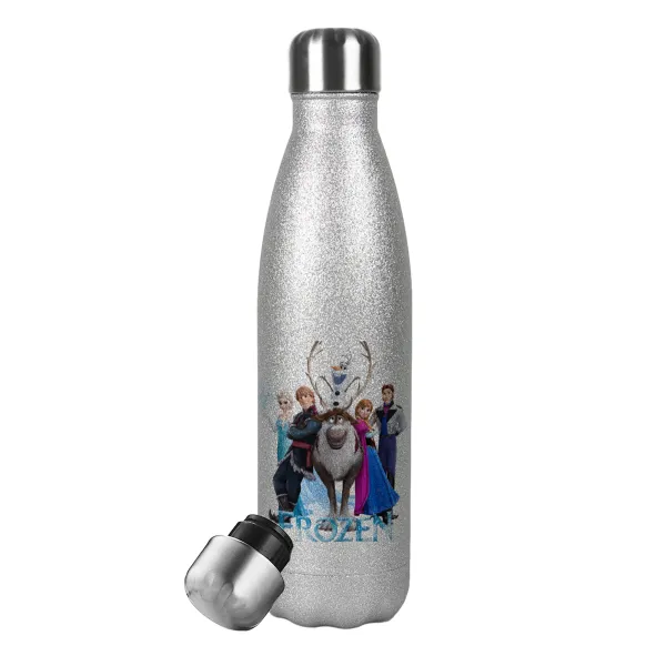 Frozen — Glitter Aσημένιο (500ml)