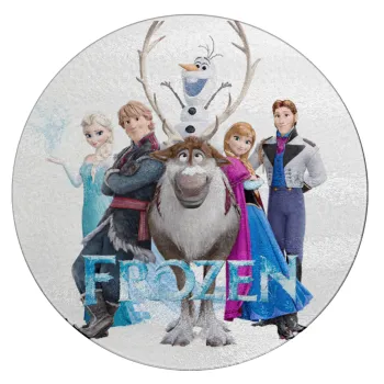 Frozen, Επιφάνεια κοπής γυάλινη στρογγυλή (30cm)