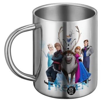 Frozen, Ανοξείδωτη Μεταλλική Κούπα 450ml - Διπλού Τοιχώματος