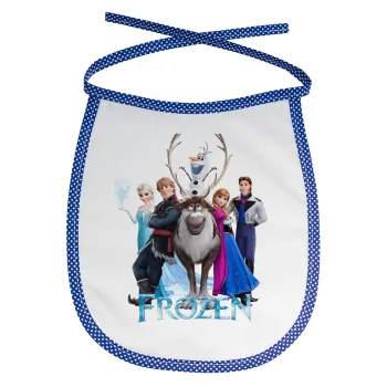 Frozen, Σαλιάρα μωρού αλέκιαστη με κορδόνι Μπλε