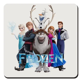 Frozen, Τετράγωνο μαγνητάκι ξύλινο 9x9cm