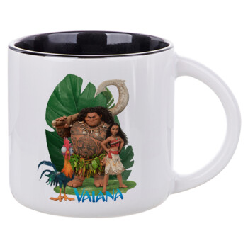 Vaiana, Κούπα κεραμική 400ml Λευκή/Μαύρη