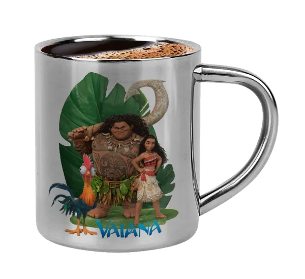 Vaiana — Double-wall metal cup for espresso (220ml)