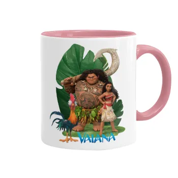 Vaiana, Mug colored pink, ceramic, 330ml