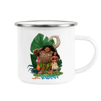 Vaiana, Κούπα Μεταλλική εμαγιέ λευκη 360ml