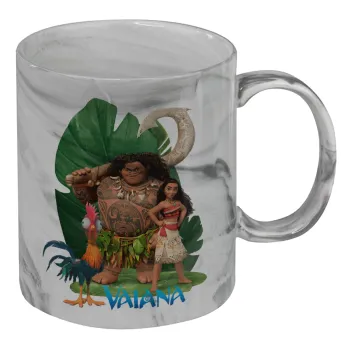 Vaiana, Mug ceramic marble style, 330ml