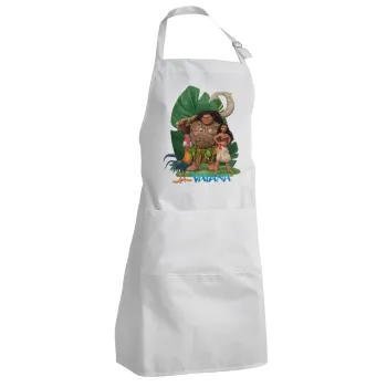 Vaiana, Adult Chef Apron (with sliders and 2 pockets)