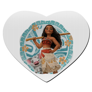 Moana, Mousepad heart 23x20cm