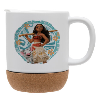 Moana, Ceramic coffee mug Cork (MAT), 330ml