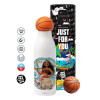 Bascetball Metal mug thermos, double wall, 550ml
