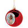 Christmas tree ball Red 8cm