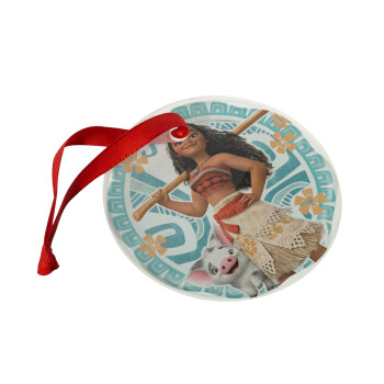 Moana, Στολίδι Χριστουγεννιάτικο στολίδι γυάλινο 9cm
