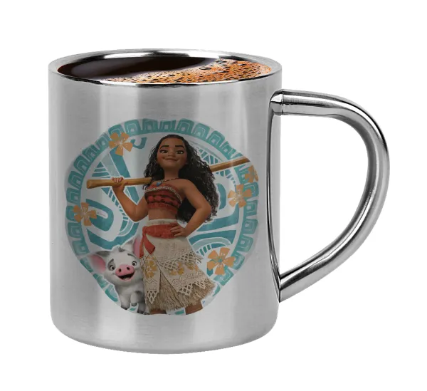 Moana — Double-wall metal cup for espresso (220ml)