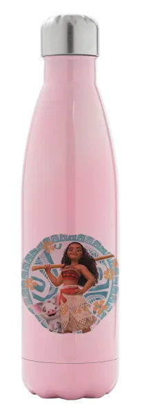 Moana — Metal mug thermos Pink Iridiscent (Stainless steel), double wall, 500ml
