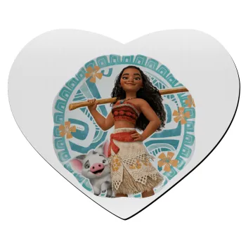 Moana, Mousepad heart 23x20cm