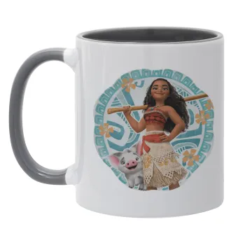 Moana, Mug colored grey, ceramic, 330ml
