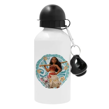 Moana, Metal water bottle, White, aluminum 500ml