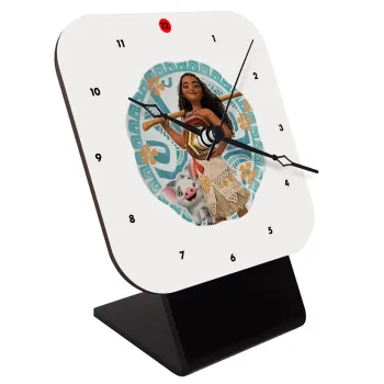 Moana, Επιτραπέζιο ρολόι ξύλινο με δείκτες (10cm)