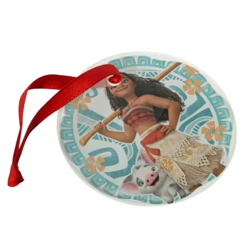 Moana, Στολίδι Χριστουγεννιάτικο στολίδι γυάλινο 9cm