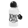 The Lord of the Grill, Μεταλλικό παγούρι νερού, Λευκό, αλουμινίου 500ml