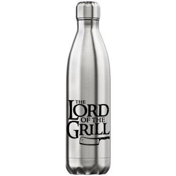 The Lord of the Grill, Μεταλλικό παγούρι θερμός Inox (Stainless steel), διπλού τοιχώματος, 750ml