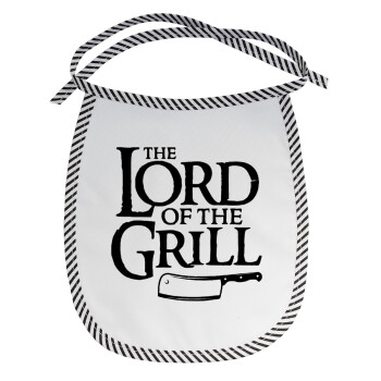 The Lord of the Grill, Σαλιάρα μωρού αλέκιαστη με κορδόνι Μαύρη