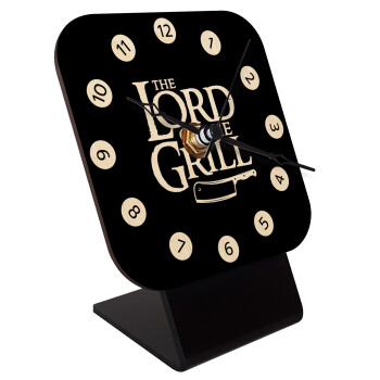 The Lord of the Grill, Επιτραπέζιο ρολόι σε φυσικό ξύλο (10cm)