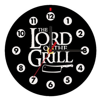 The Lord of the Grill, Wooden wall clock (20cm)