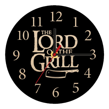 The Lord of the Grill, Ρολόι τοίχου ξύλινο plywood (20cm)
