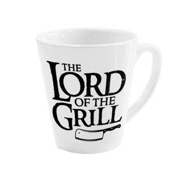 The Lord of the Grill, Κούπα κωνική Latte Λευκή, κεραμική, 300ml