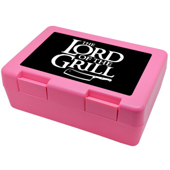 The Lord of the Grill, Children's cookie container PINK 185x128x65mm (BPA free plastic)