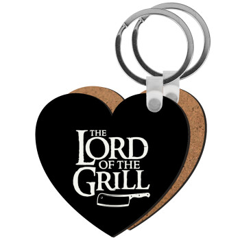 The Lord of the Grill, Μπρελόκ Ξύλινο καρδιά MDF