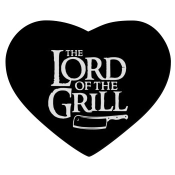 The Lord of the Grill, Mousepad καρδιά 23x20cm