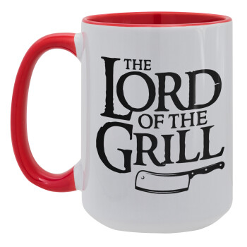 The Lord of the Grill, Κούπα Mega 15oz, κεραμική Κόκκινη, 450ml
