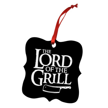 The Lord of the Grill, Στολίδι Χριστουγεννιάτικο στολίδι polygon ξύλινο 7.5cm