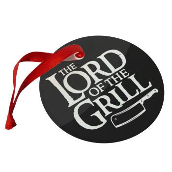 The Lord of the Grill, Χριστουγεννιάτικο στολίδι γυάλινο 9cm