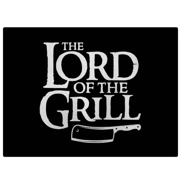 The Lord of the Grill — Επιφάνεια κοπής γυάλινη (38x28cm)