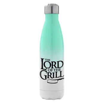 The Lord of the Grill, Metal mug thermos Green/White (Stainless steel), double wall, 500ml
