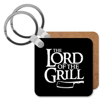 The Lord of the Grill, Μπρελόκ Ξύλινο τετράγωνο MDF