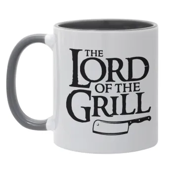 The Lord of the Grill, Κούπα χρωματιστή γκρι, κεραμική, 330ml