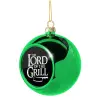 Green Christmas tree ornament ball 8cm