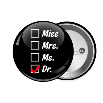 Miss, Mrs, Ms, DR, Κονκάρδα παραμάνα 7.5cm