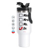 Mega Stainless steel Tumbler with lid, double wall 1,2L